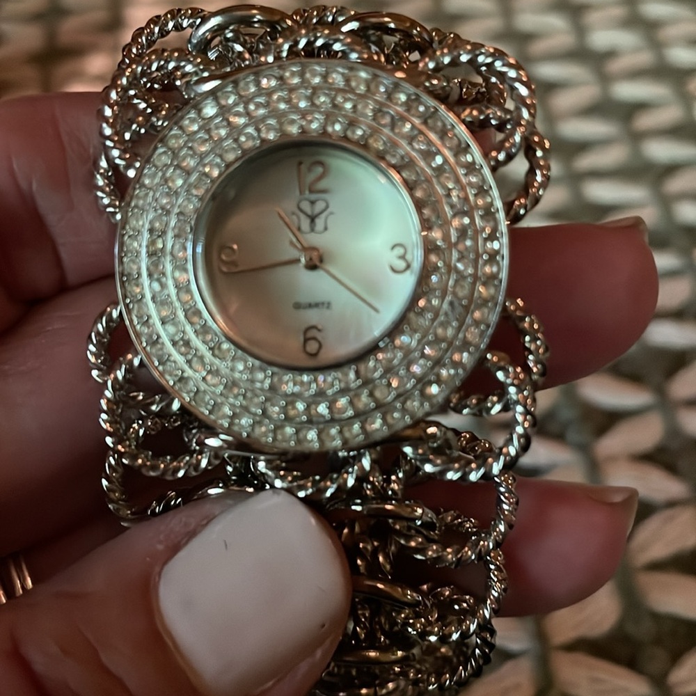 Elegant Silver Bracelet Watch